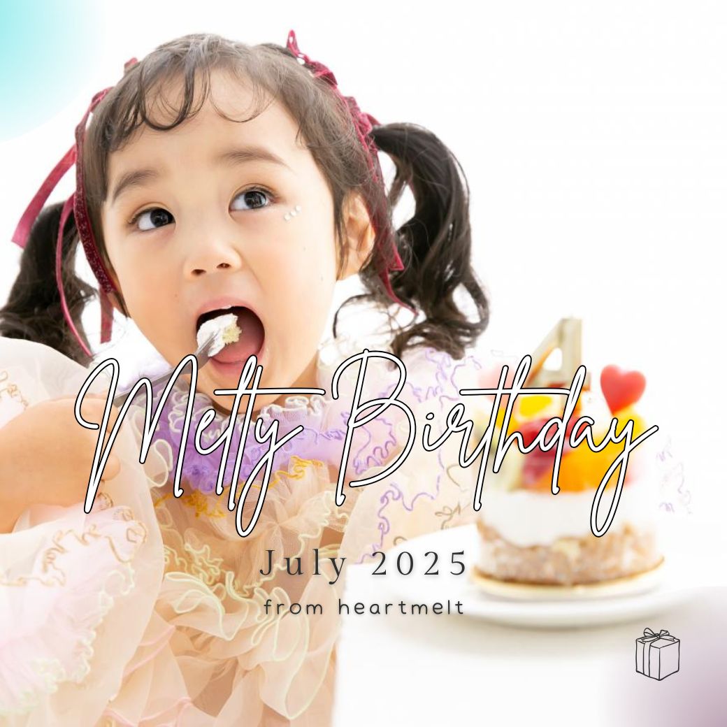 Melty Birthday 7月生まれさまのご応募スタートです! - heartmelt こども衣装レンタル