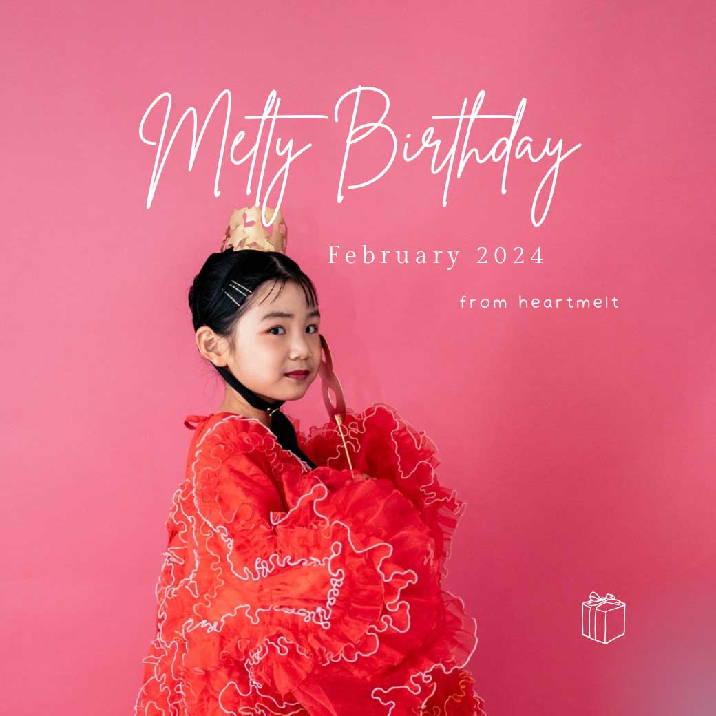 「Melty Birthday」7月生まれのご応募が始まります! - heartmelt こども衣装レンタル