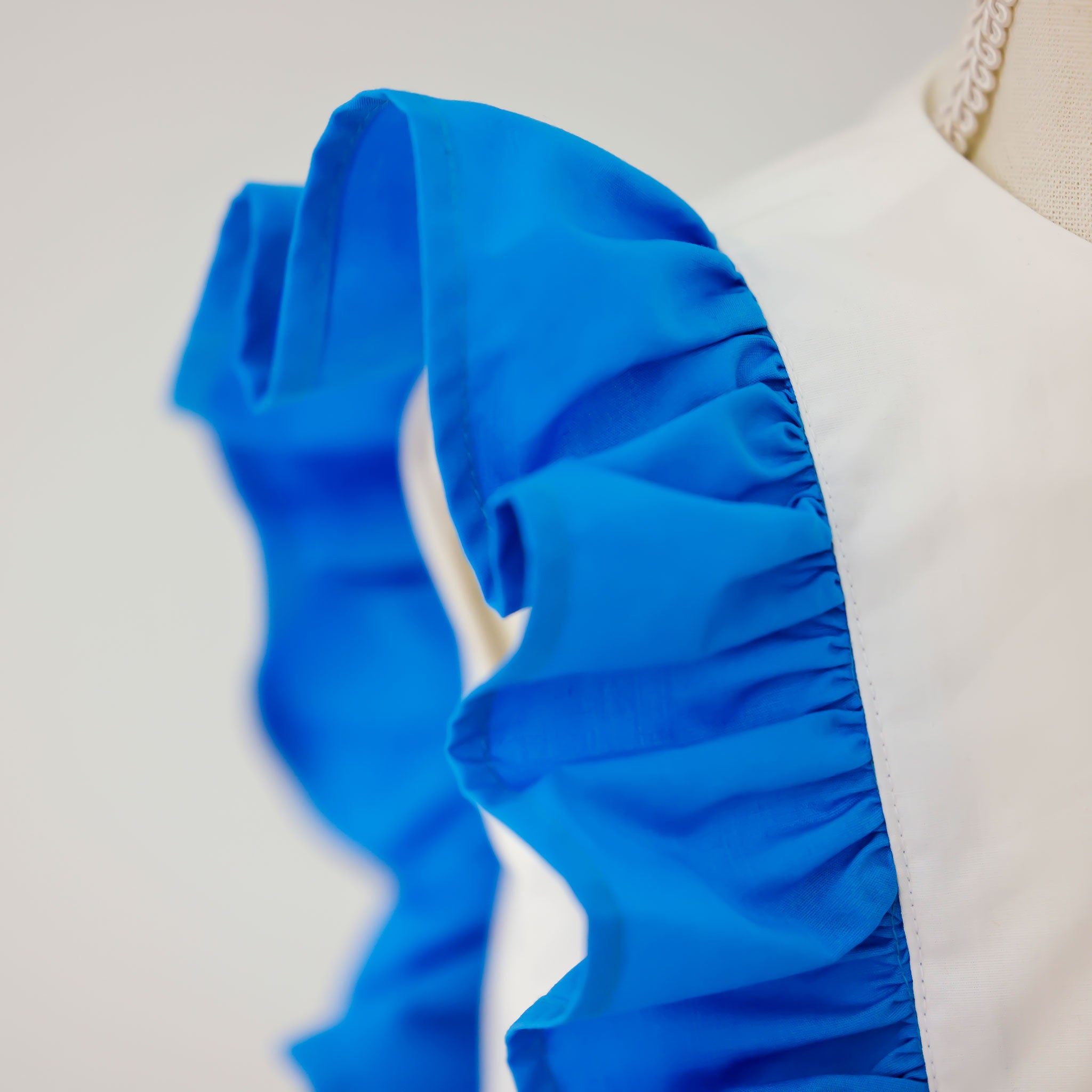 Dull pink and gray striped dress