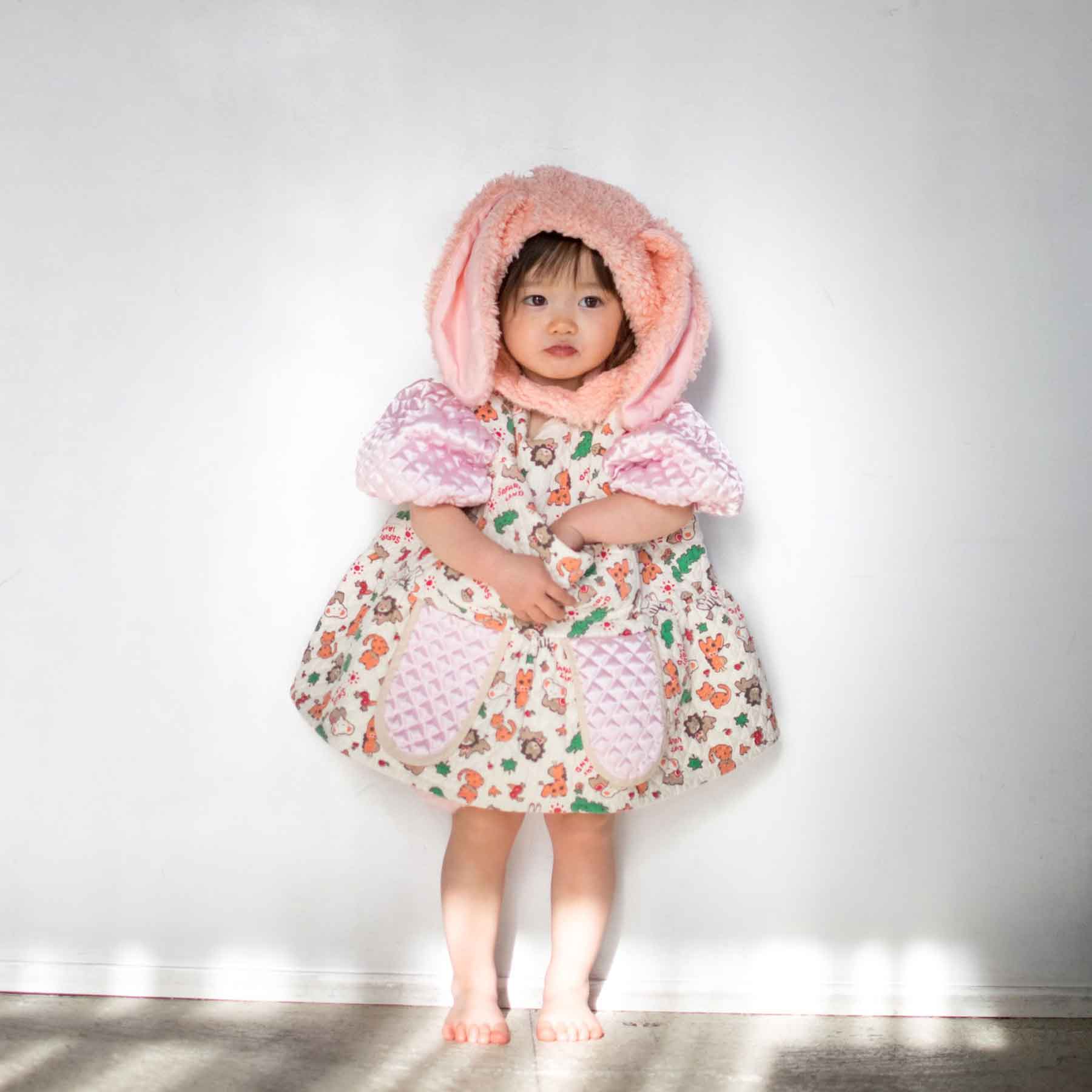 ピンクうさぎのセットアップ - heartmelt こども衣装レンタルこども衣装レンタル