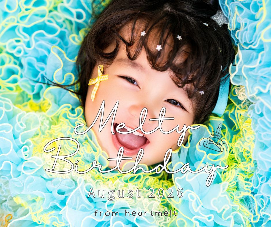 Melty Birthday Augustのご応募スタートです☆ - heartmelt こども衣装レンタル