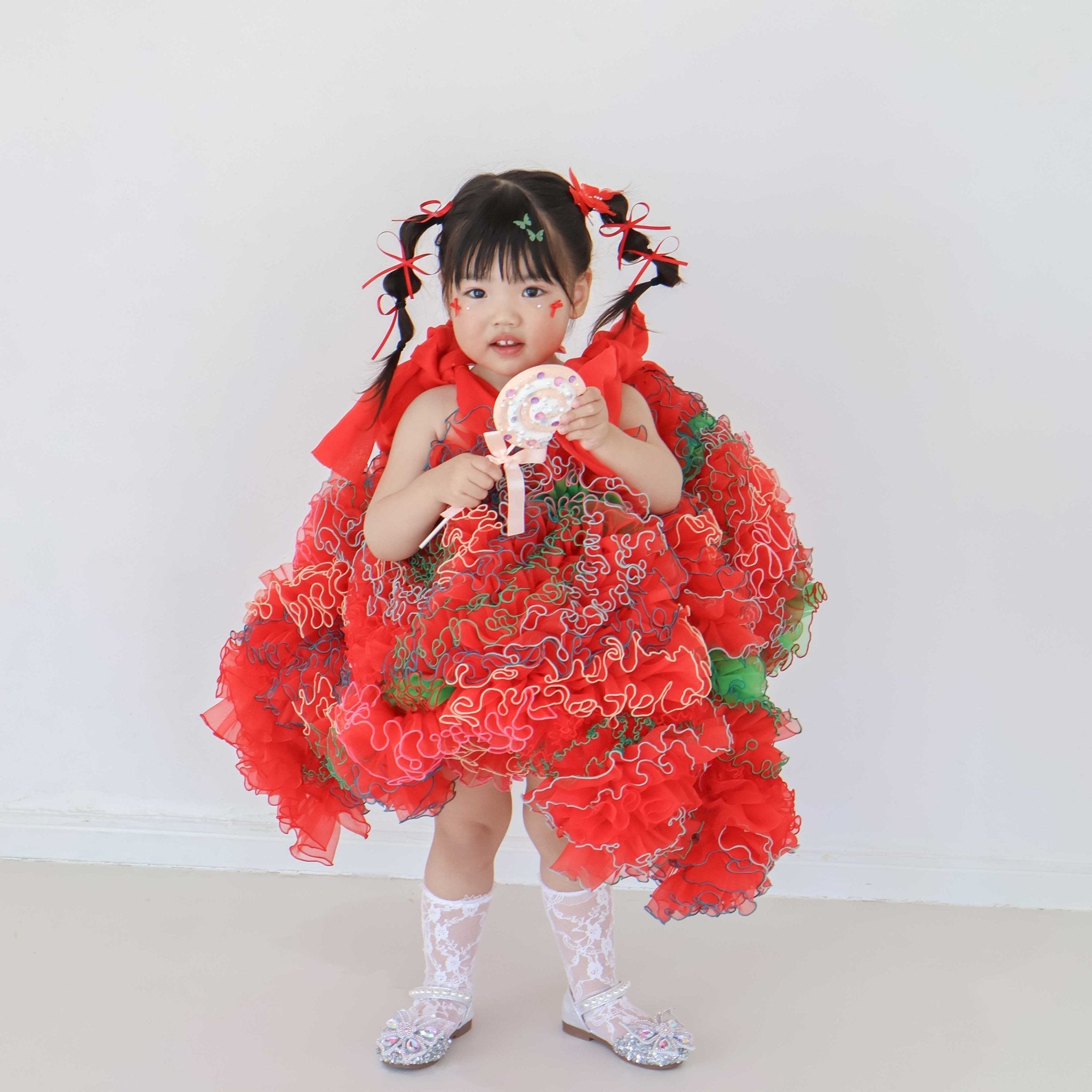 真っ赤な親指姫のドレス - heartmelt こども衣装レンタルこども衣装レンタル