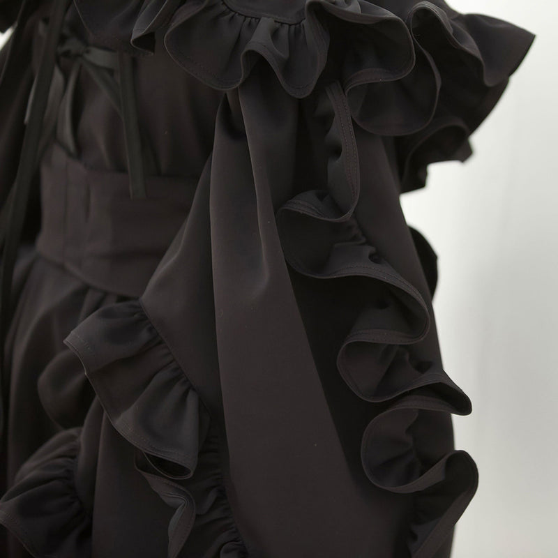 オールブラックのリボンドレス - heartmeltこども衣装レンタル