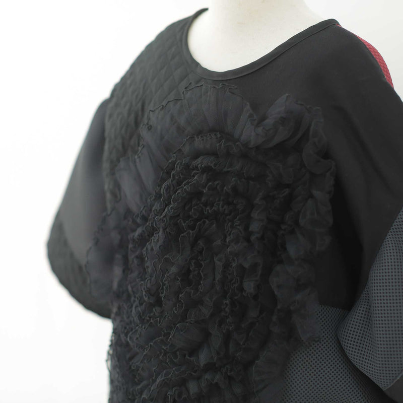 チュール＆キルトのパッチワークドレス（ブラック） - heartmeltこども衣装レンタル