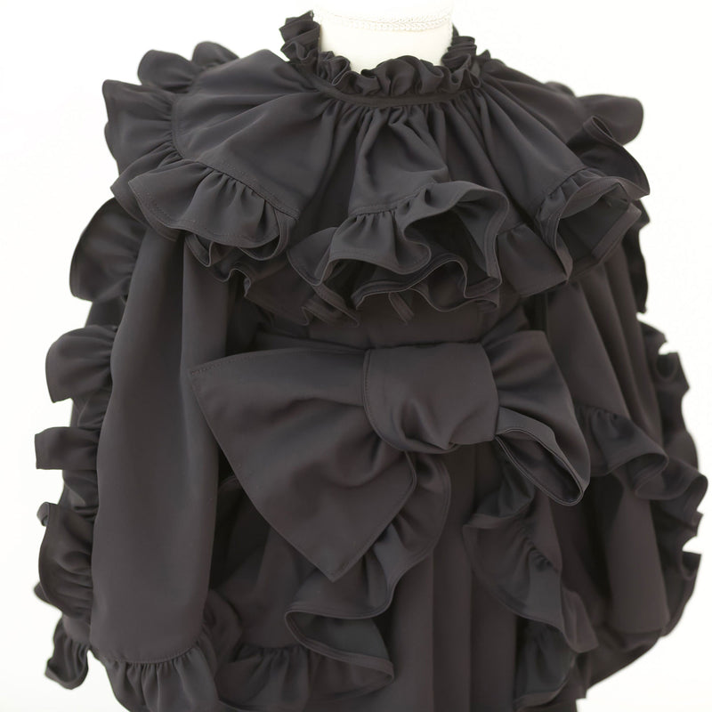 オールブラックのリボンドレス - heartmeltこども衣装レンタル