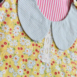 【リサイクル】丸襟がかわいい小花柄ロンパース（80） - heartmeltこども衣装レンタル