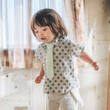 やさしいグリーンのサロペットセットアップ - heartmeltこども衣装レンタル